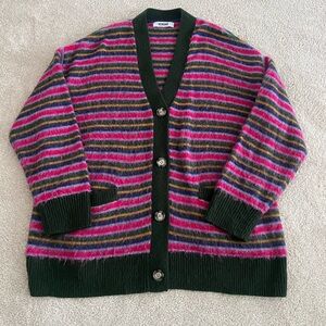 Daydreamer Striped Cardigan in Garden Bloom